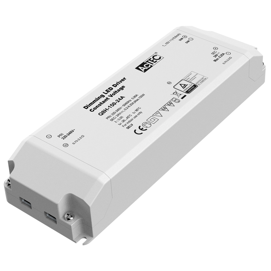 24V 150W 1-10V Dimming LED Driver (CV)